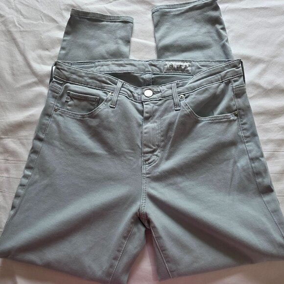AG Adriano Goldschmied Prima Crop Cigarette Jeans Women's Blue Size 29 Stretch - Picture 4 of 11